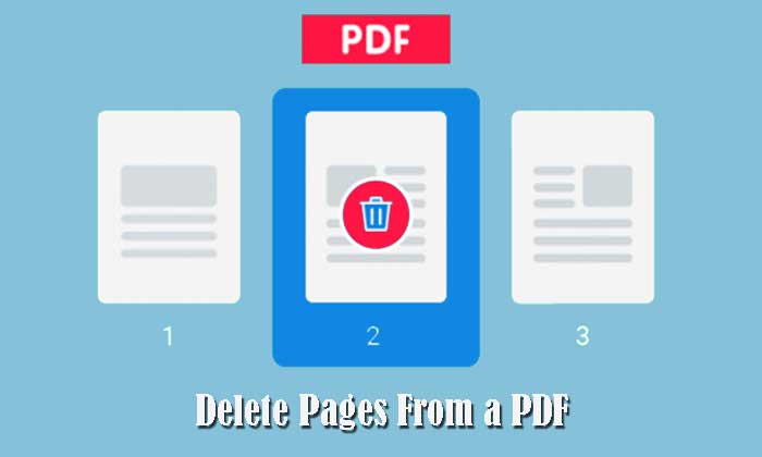 delete pages from a pdf